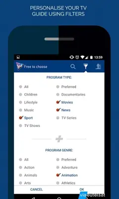 Sat.tv android App screenshot 5